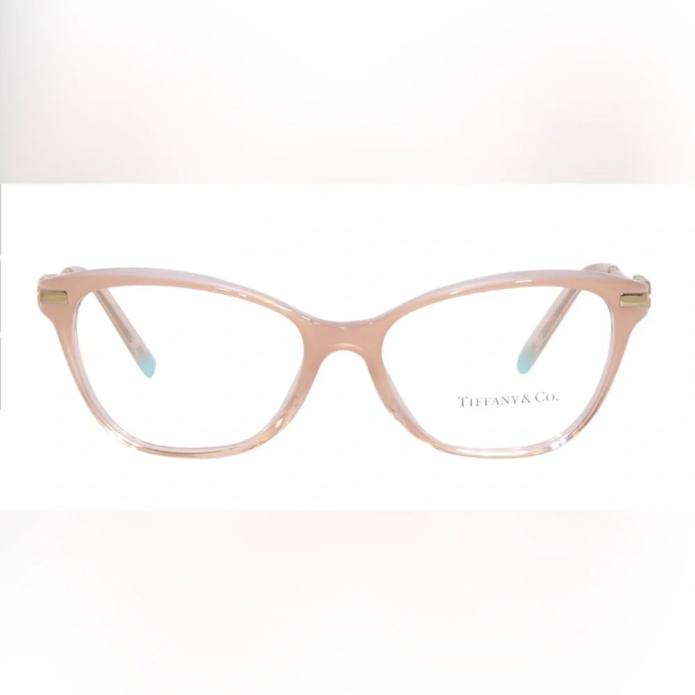 Tiffany & Co.  Eyeglasses Women's Milky Pink Gradient Full Rim 54 16 140